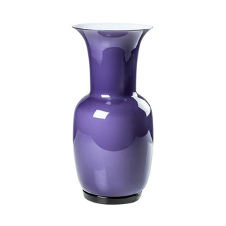 Venini Opalino 706.22 opaline vase with milk-white inside h. 36 cm. Venini Opalino Indigo Inside Milk-White - Buy now on ShopDecor - Discover the best products by VENINI design