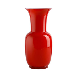 Venini Opalino 706.22 opaline vase with milk-white inside h. 36 cm. Venini Opalino Red Inside Milk-White - Buy now on ShopDecor - Discover the best products by VENINI design