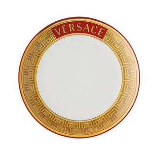 Versace meets Rosenthal Medusa Amplified Golden Coin plate diam. 21 cm. Buy on Shopdecor VERSACE HOME collections