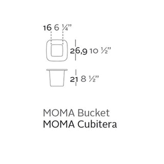 Vondom Noma Cubitera ice bucket white by Javier Mariscal Buy on Shopdecor VONDOM collections