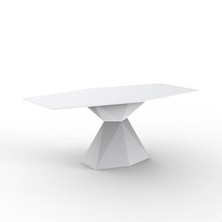 Vondom Vertex table with top HPL 180x94 cm white by Karim Rashid Buy on Shopdecor VONDOM collections