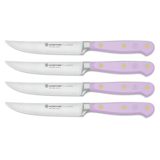 Wusthof Classic Color 4-piece steak knife set 12 cm. Wusthof Purple Yam - Buy now on ShopDecor - Discover the best products by WÜSTHOF design